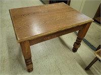 Rectangle Woodgrain End Table