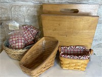 Longaberger Baskets, Longaberger Liners, Basket,