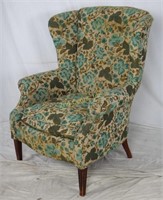 Vintage Padded Wingback Chair