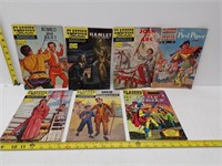 7 classic illustrated 15 cent comic books