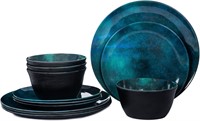 Melamine Dinnerware Sets - Interstellar Pattern
