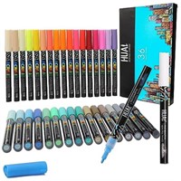 Acrylic Paint Markers Paint Pens 36 Colors, Hual