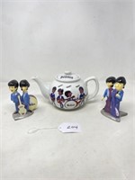 Beatles Tea Pot, Salt & Pepper Shakers