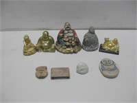 Assorted Buddha Statues Tallest 4"