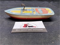 Tin litho boat