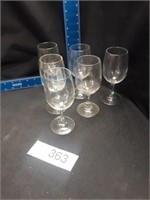 6 Anchor Hawking 2938RT 8 1/2 oz. Wine Glasses