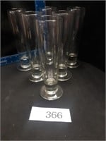 6 Libby 3823 14oz. Tall Beer Glasses