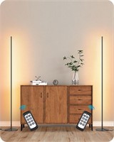 EDISHINE Minimalist LED Corner Floor Lamp with Rem