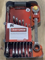 Craftsman 8Pc Dual Ratcheting Wrench Set MM