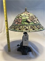 Stained Lead Glass Shade Decorative Lamp