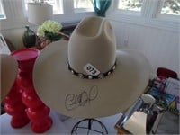 CHARLIE DANIELS HAT WITH SIGNATURE
