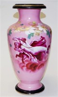 Chinese painted ceramic Floor Vase