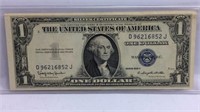 1935-H One Dollar Silver Certificate Bill