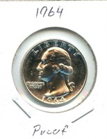 1964 Proof Washington Silver Quarter