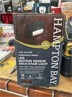 HAMPTON BAY LED MOTION SENSOR LIGHT RETAIL $20