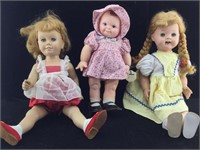Assorted vintage dolls. Ideal, Scootles and more.