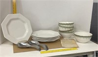 Nikko Plates 5,  Better Homes & Garden Bowls 5, 2