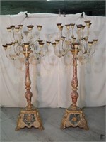 Pair of Italian Torchiere Candelabra
