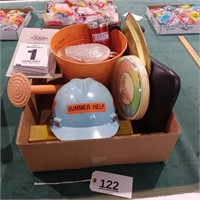 Watering Can, Thermometer, Misc. Items