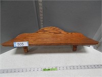 Solid oak 24" shelf