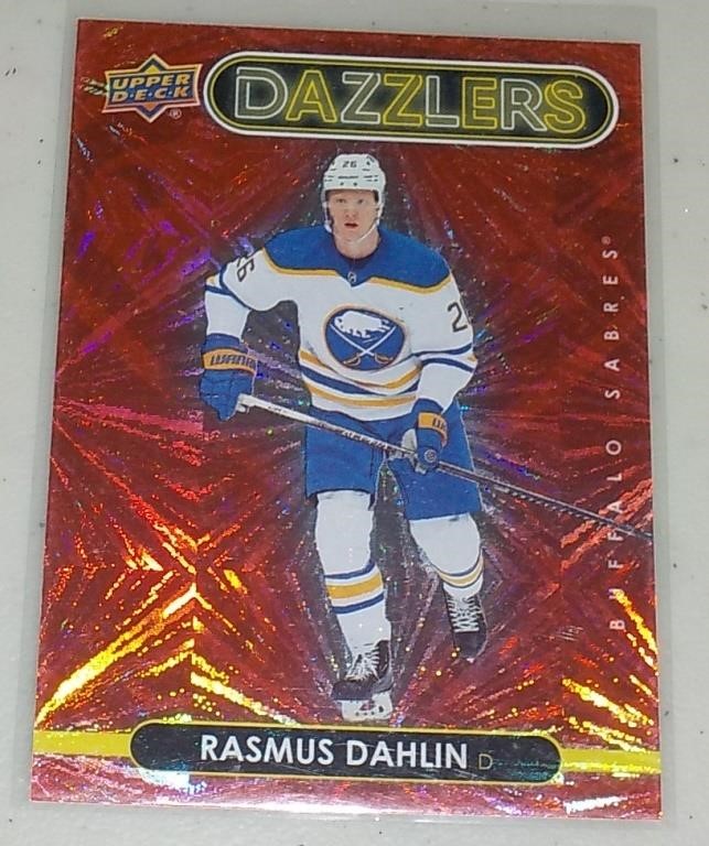 Rasmus Dahlin 2021-22 UD Red Dazzlers DZ-7