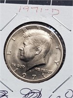 BU 1971-D Kennedy Half Dollar