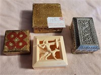 Nice Lot of Trinket Jewelry Boxes