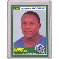 1989 Score Barry Sanders Rookie Sharp