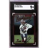 1996 Topps Finest Terrell Owens Rc Sgc 9
