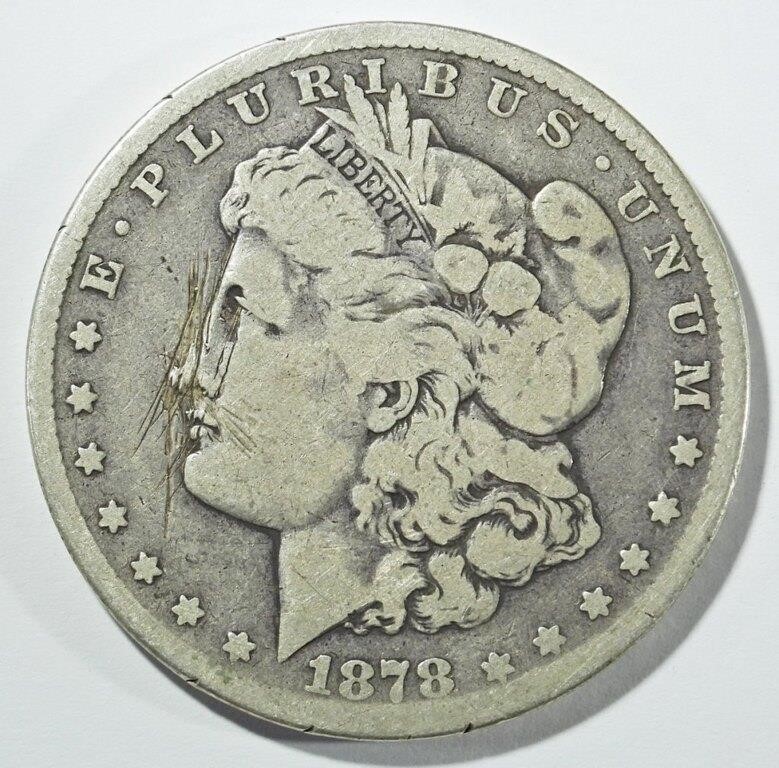 1878-CC MORGAN DOLLAR VG/G