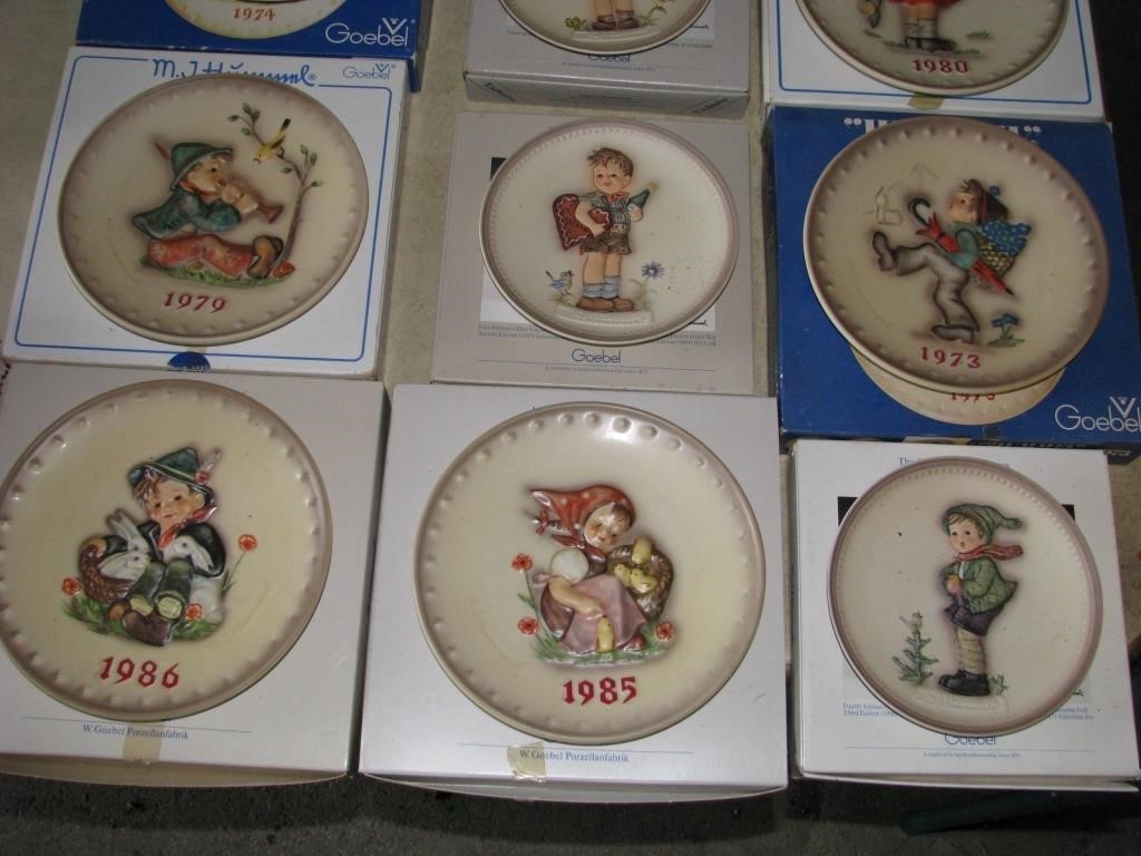 Misc lot of Hummel plates