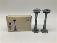 1962 Seattle World's Fair Space Needle Shakers MIB
