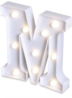 Light up letter-M