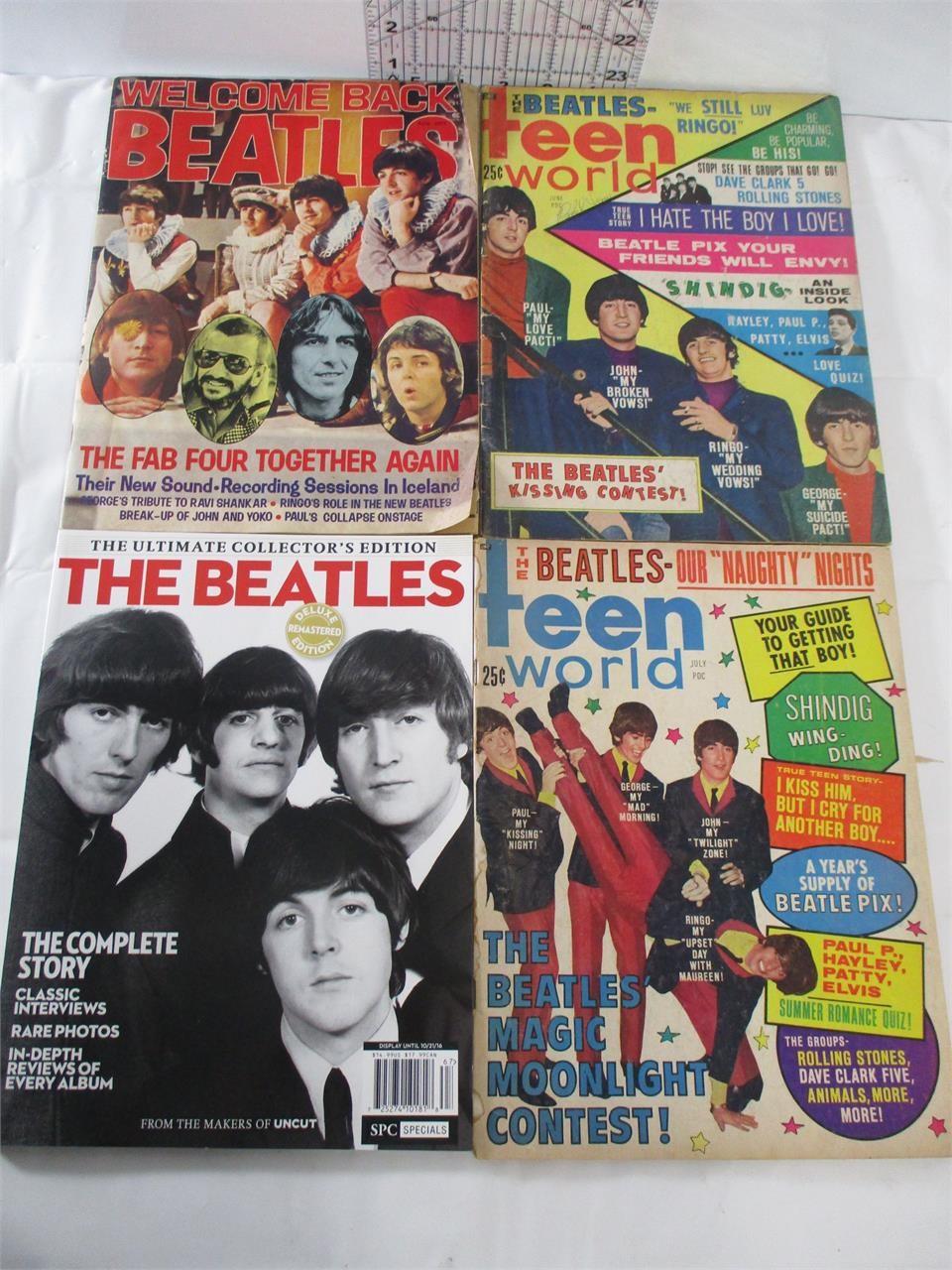 Lot of 4 Beatles Magazines