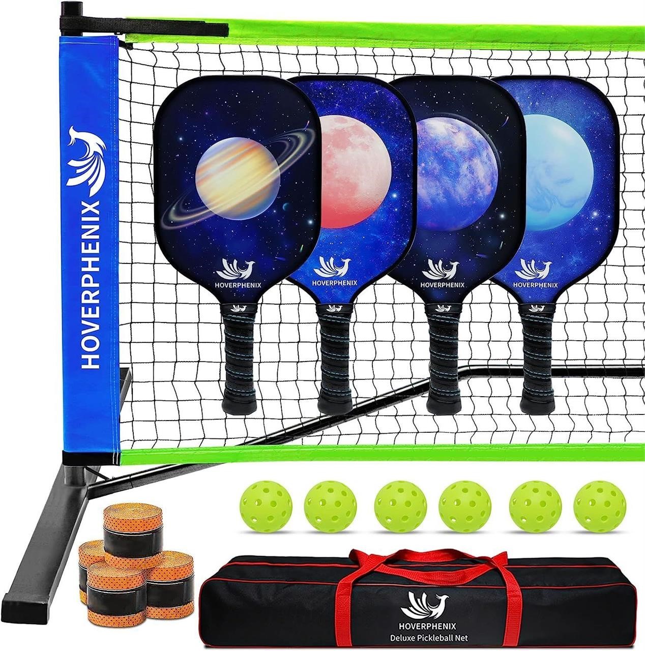Pickleball Set with Net and Paddles
