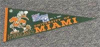 1991 Cotton Bowl University of Miami Souvenir