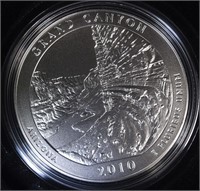 2010 P Grand Canyon ATB Park 5 oz Silver Coin
