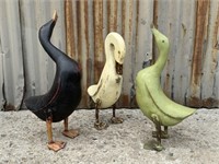 Trio Of Lolly Decorative Ducks