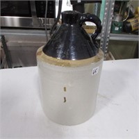 1GAL STONEWARE JUG- SPOUT CHIPPED