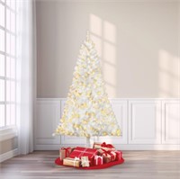Holiday Time Pre-Lit 6.5' Madison Pine White