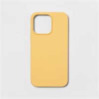 Heyday Apple iPhone 13 Pro Silicone Case - Yellow