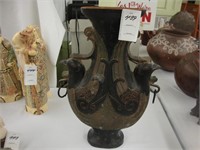 Unusual Chinese bronze bird vase.