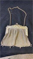 German silver mesh purse