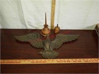 Cast hanging eagle (heavy), vintage copper oil