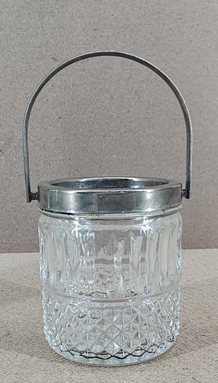 Personal French Glass Ice Bucket