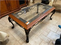 Slate Glass Accent Coffee Table