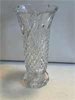 Waterford Irish crystal vase - measures 10 inches