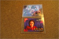 Lot of 2 Nana Visitor Autograph Star Trek DSN Card