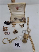 Jewelry and Mini Lock with Key