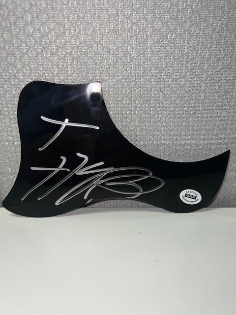 Iggy Pop Signed Pick Guard with COA